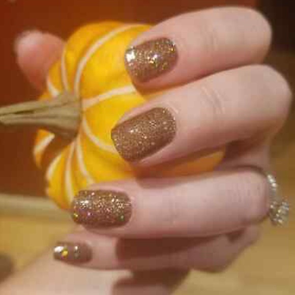 Color Street Other - color street nails sahara jewel holographic glitter brown nail wraps